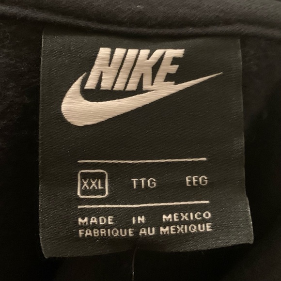 [BRAND NEW] NIKE OPTIMIST STANDARD FIT LONG SLEEVE BLACK HOODIE MENS SIZE XXL - Picture 5 of 6